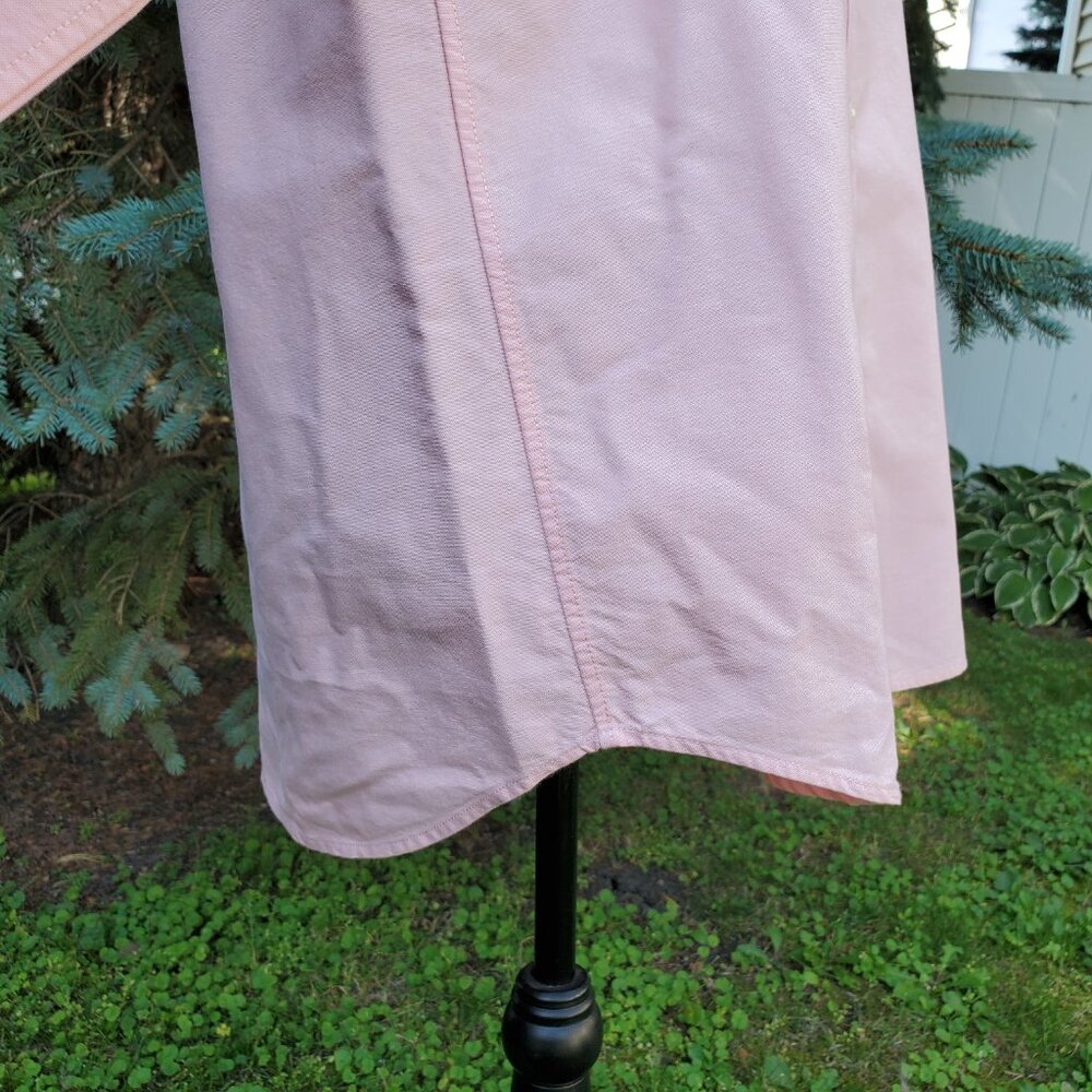 Gap The Fitted Boyfriend Orange Button Down Shirt… - image 8